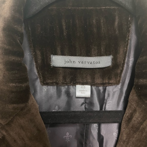 John Varvatos Collection velvet button front jacket. Size EU 48 USA 38 - Picture 8 of 14